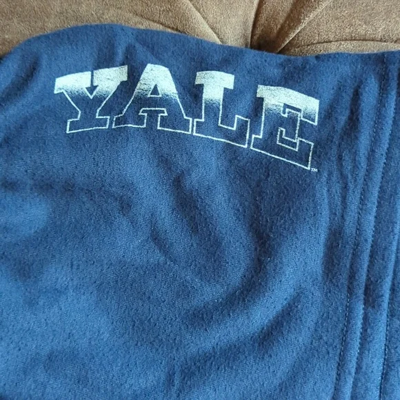 Yale University Blue Athletic Shorts and Gray Tank Top - Picture 2 of 4